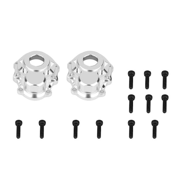 1 par aluminiumlegering fram/bakre hjulnavhölje för Traxxas TRX-4 1:10 RC-bil (titan)