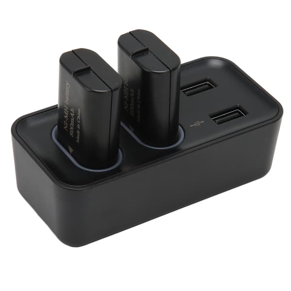 Controller Batteripakke 2 stk. 800mAh Genopladelige Batterier med USB-Opladerstation til Xbox One X S Series