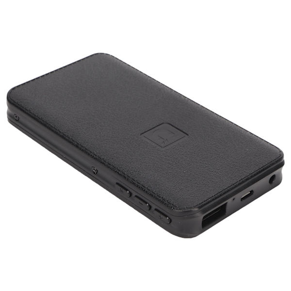 Pieni tallennin magneettinen ääniaktivoitu kohinanvaimennus Power Bank Pocket digitaalinen tallennin MP3-soittimella Unisex English Black 4GB