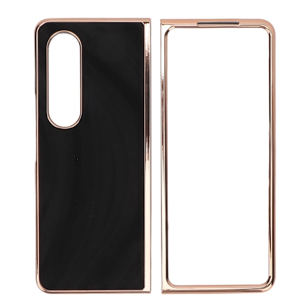 Phone case Nano galvanisering Repsäkert Galaxy Texture Folding Cover för Samsung Galaxy Z Fold 4 Black