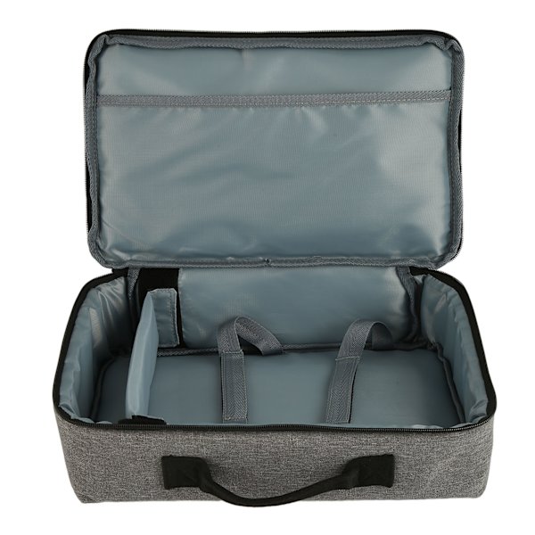 Projektorilaukku 13,6 x 7,9 x 4 tuumaa Heavy Duty Nylon kannettava projektorin case tukevalla kahvalla Travel Greylle