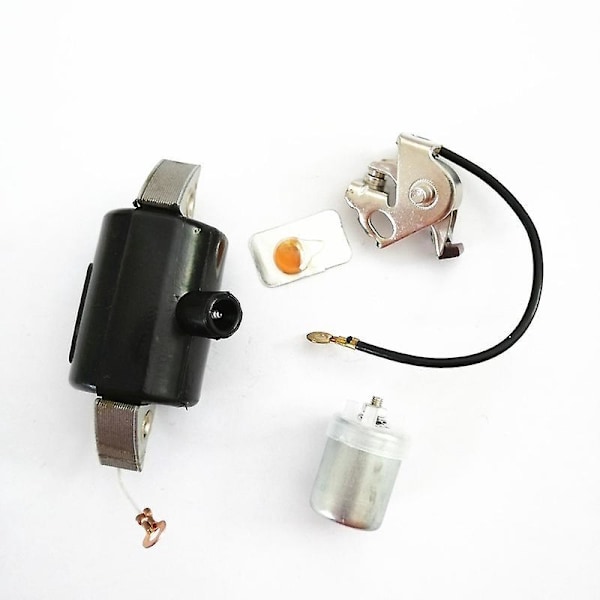 Tändspole + kondensator + Terminator-kontakt kompatibel med Zündapp Kreidler Hercules kompatibel med Alternator PUCH STATOR Spole 17W 35W 6V 12V