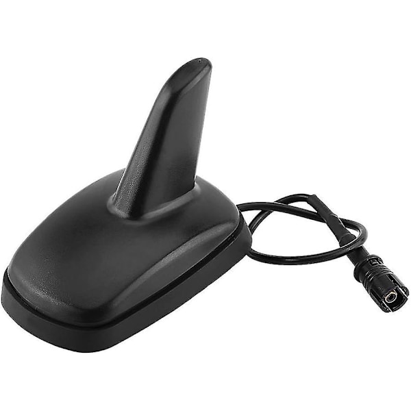 Universell biltaksantenne - Svart haifinnedesign, Plug and Play, FM-signalradioantenne