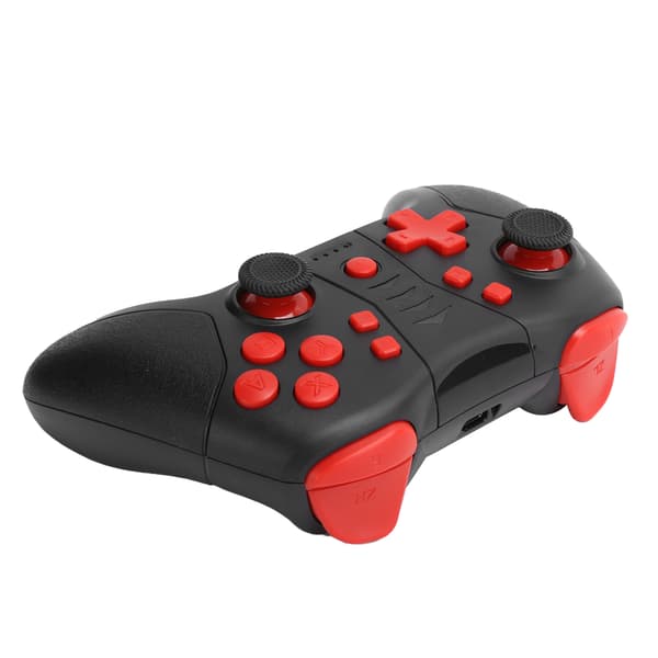 Bluetooth Gamepad Programmerbar Game Controller 3-trins vibrationsjustering passer til Switch ProBlack