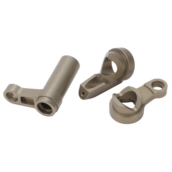 RC Styrespindelkit Aluminiumlegering Stødabsorberende Styreenhed til Traxxas Sledge 1/8 95076‑4 Titanium