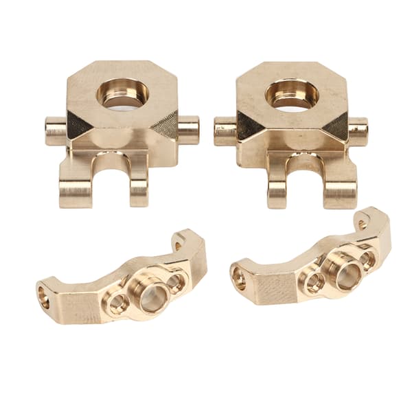 RC Bil Caster Block C Hub Styrekop Broafdækning Hus Messing RC Tilbehør til Traxxas 1/18