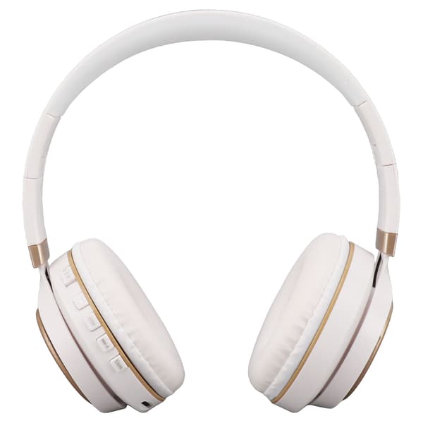 Trådløst headset Bluetooth 5.0 Dyb bas stereolyd 200mAh Trådløse Bluetooth-hovedtelefoner til sport Hvid