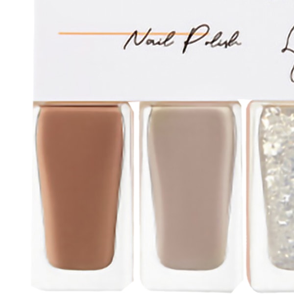 3-pack nagellackset på vattenbasis för kvinnor, lätt att ta bort, snabbtorkande nagellack för dejting, halloweenfest T05