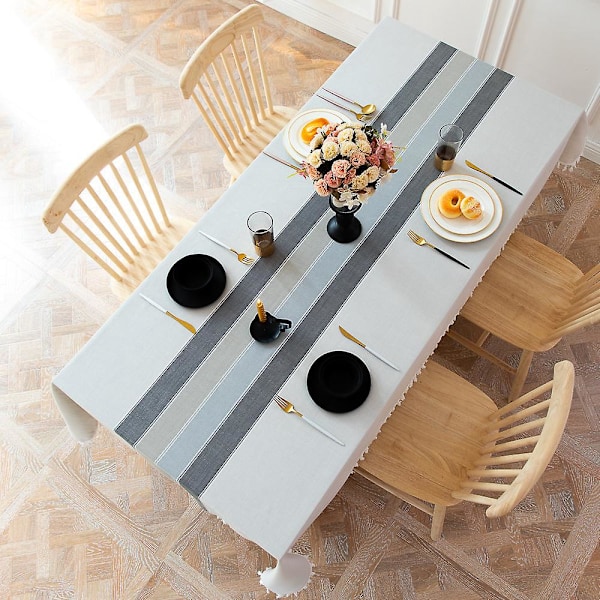 Rektangulær duk for spisestue kjøkken dekor, 140cm x 260cm, elegant og søt for kjøkkenbord dekorasjon
