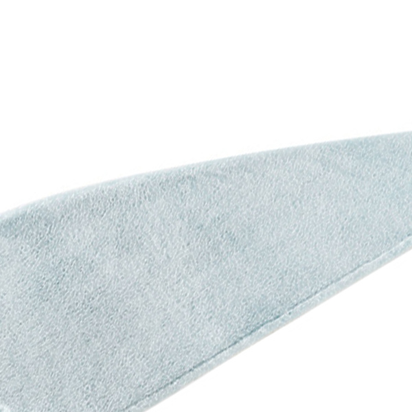 Håndklæde til hurtigtørring af hår i koral fleece med justerbar størrelse, åndbar og behagelig til kvinder, lyseblå papegøje