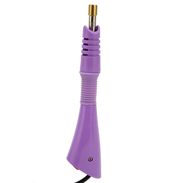Kuumaliima-aplikaattori 7 kärjellä Rautarengas Energian säästö Metalli DIY Kuumaliima-kone Vaatteille Violetti 110‑220V AU-pistoke 110‑220V