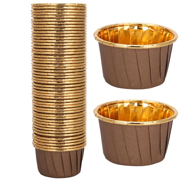 200 stk. Cupcake Liners Holdere Bageforme Muffinsforme Bakke Kageform Dekoreringsværktøj til Fest Bryllup Kaffe