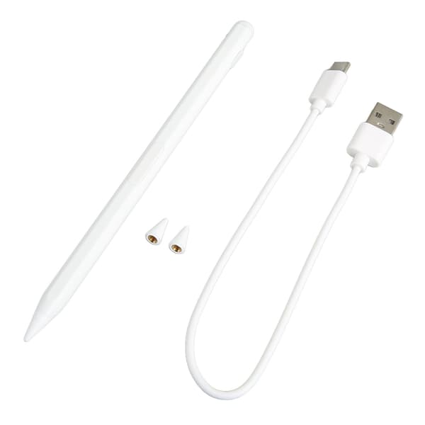 Stylus Pen Kapacitiv Fin Spids Trykfølsom Touch Pen med 2 stk. Spidser til Tablet