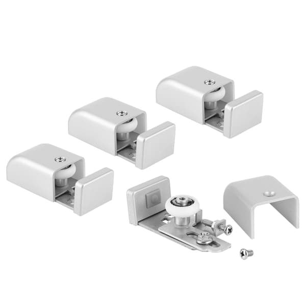 4 stk. Justerbar skydedørstopper Rulleføring Hardware Tilbehør til automatisk dør
