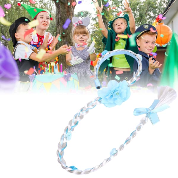 Børnehårbøjler Søde hårbøjler med parykfletninger til dejlige piger Børnehårtilbehør