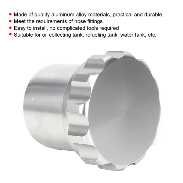 Aluminiumslegering 2-tommers sveiset lokk erstatning for drivstoffvanntank