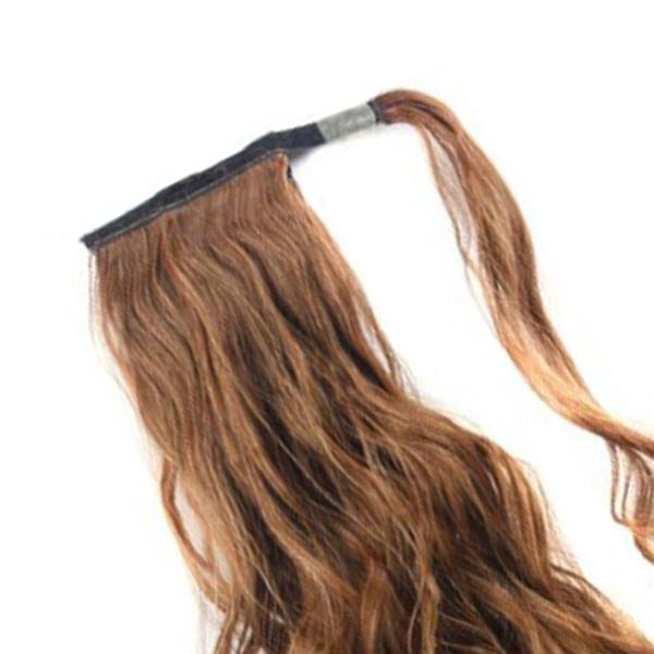 Wave Hair Extension Clip Lang krøllet justerbar krok og løkke kvinner parykk forlengelse hestehale 4/30