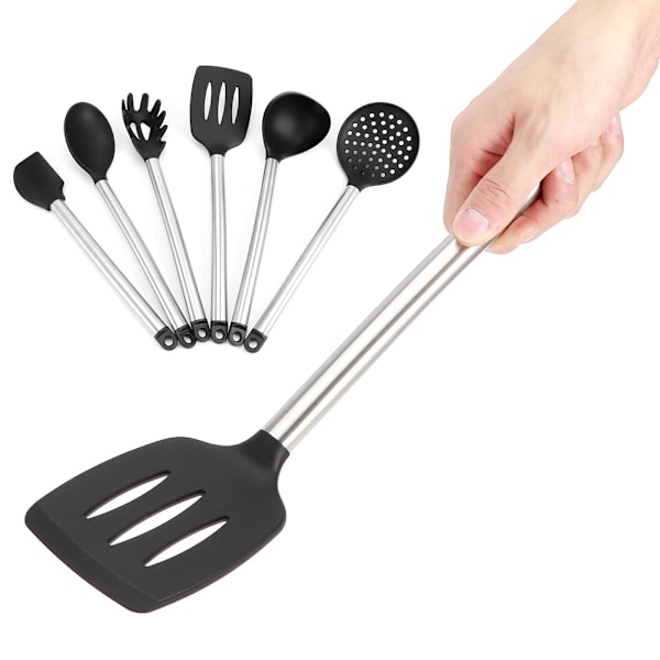 6 stk. silikonespatelsæt, non-stick bage- og madlavningsredskaber, køkkenudstyr