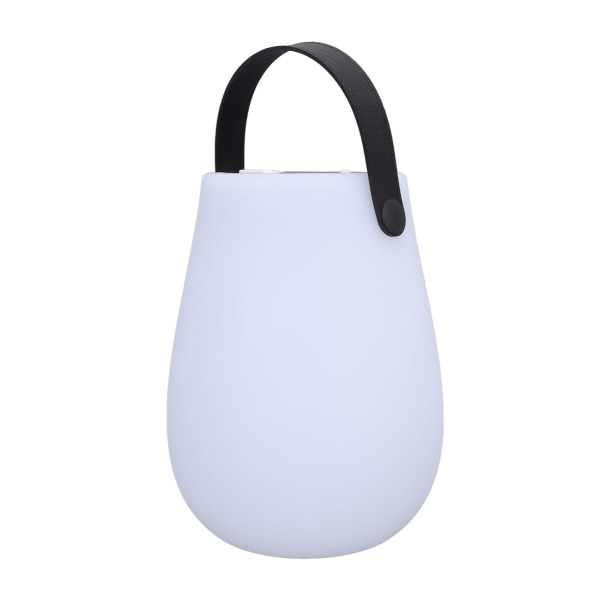 LED-lykta lampa rundad solladdning USB C fjärrkontroll färgläge handhållen campinglykta för trädgård balkong sovrum