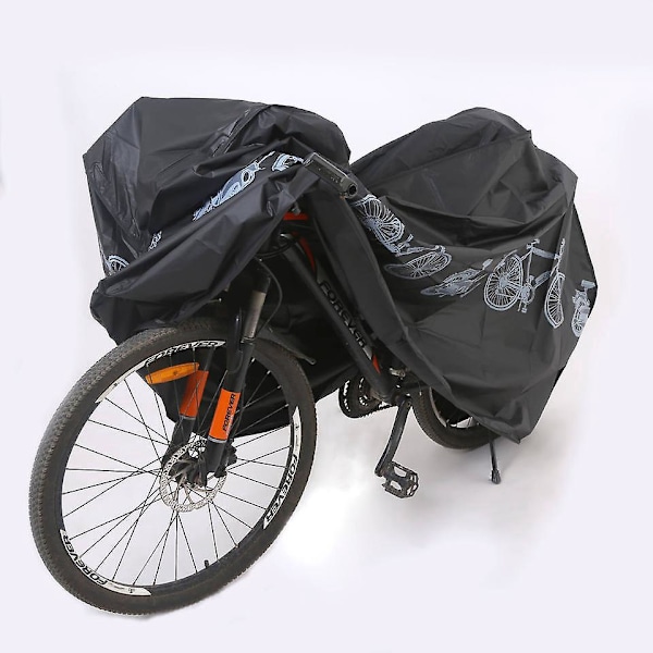Vattentätt cykelöverdrag för 1 cykel, utomhusförvaring, regn, sol, UV, damm, vindtätt, skydd för mountainbike, landsvägscykel, elcykel