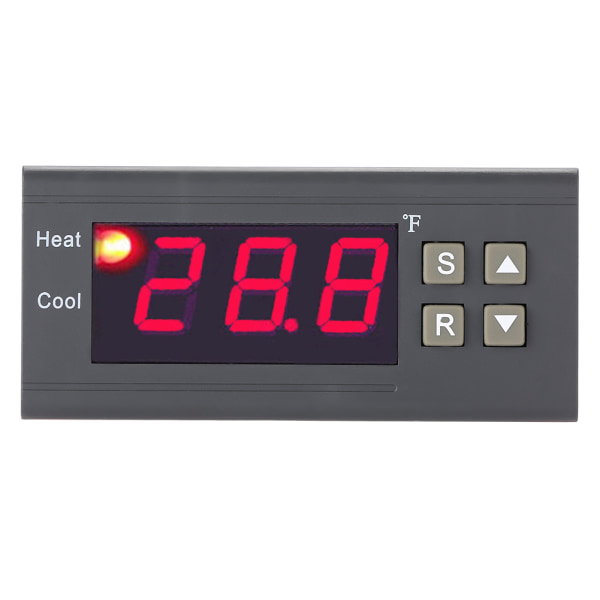 MH1210F digital temperaturkontrollkontroll termostat -58~194℉ Fahrenheit sensor AC110V
