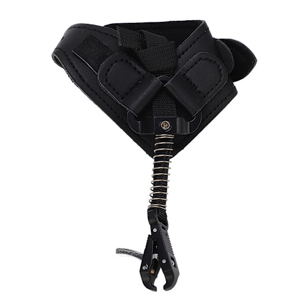 Justerbar bågskytte Compound Bow Release Strap Snabbskott handledsrem Svart Tillbehör