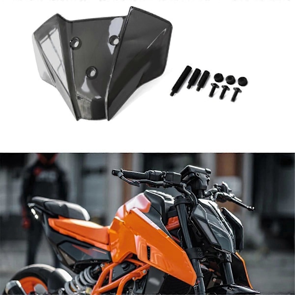 Motorsykkel Vindskjerm For 390 125 DUKE390 DUKE125 Grå