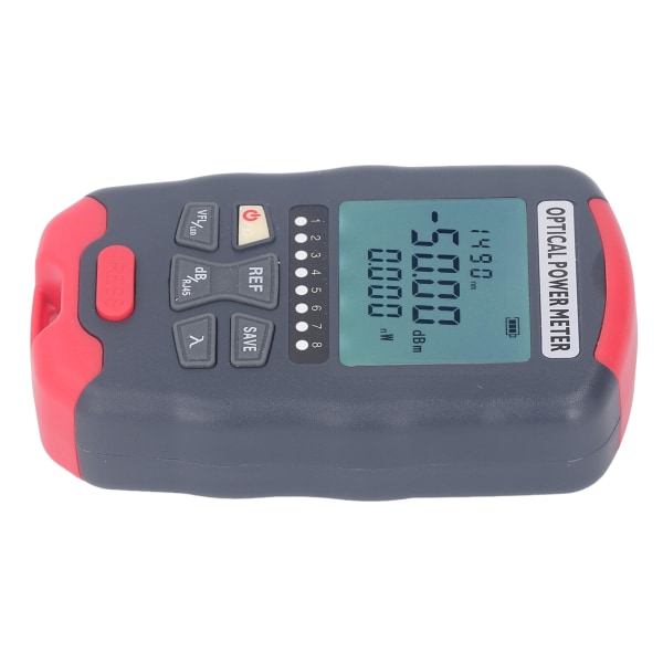 20KM Fiberoptisk Power Meter Rød Lys VFL Visuel Fejl Finder Net Kabel Tester LED Lys Optisk Meter ‑70 ‑ +10dbm Power Måleområde