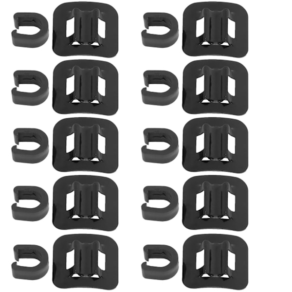 10Set Cykelkabel Bas Guide Cykel Bromskabel Linje Fast Bas med CClips Spänne