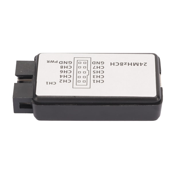 8-kanals USB-logikanalysator med buffertstöd 24MHz 8CH USB-logikanalysator 5V