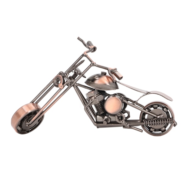 Kids Vintage Motorcycle Model Vintage Iron Motorbike Iron Art Ornament Motorbike Motorcycle Toy for Home Decor Collection