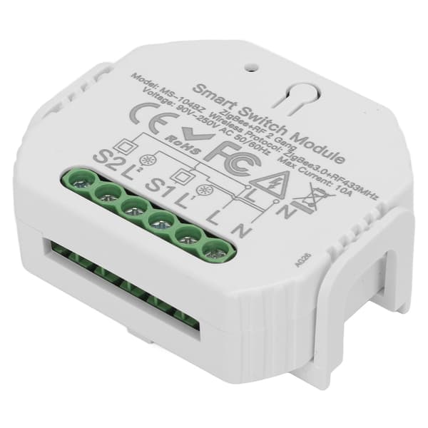 Smart Dimmerbrytermodul 2-veis dimming APP-kontrollbryter skjult montering 90-250V