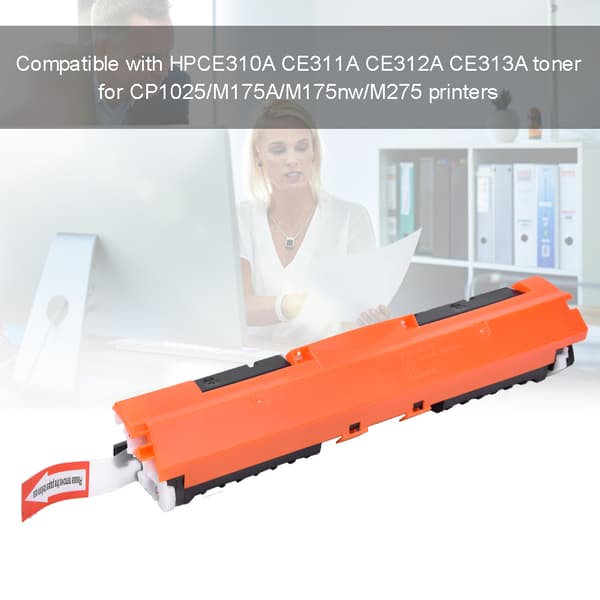 CE310A CE311A CE312A CE313A Tonerpatron til HP CP1025 M175A M175nw M275 Printer Sort
