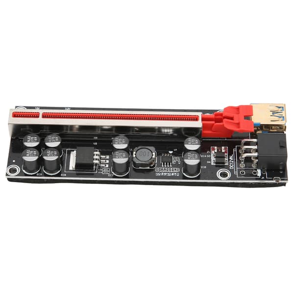 PCIE Riser-kort 8 faste kondensatorer Stærk anti-interferens GPU 1X til X16 til Windows 7 til Windows 8