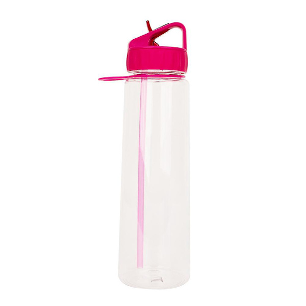 Musta 900 ml:n BPA-vapaa vesipullo, jossa oljet, aikamerkinnät, cap ja pudotuksenkestävä muotoilu
