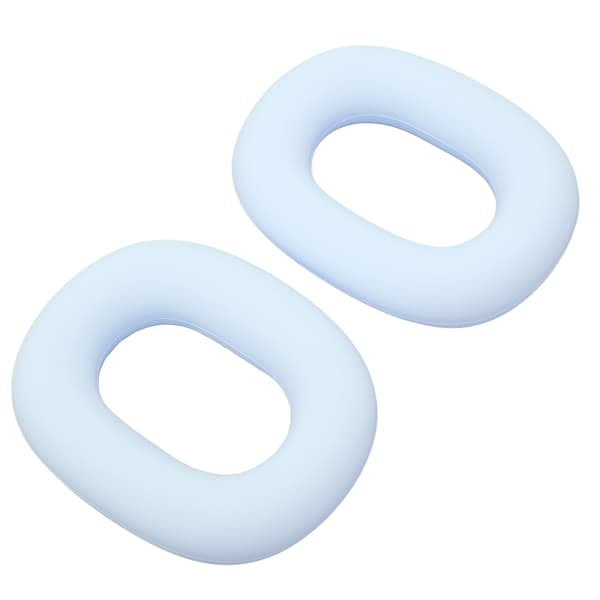 Erstatningsøreputer i silikon, svettesikre øreputer til IOS Earbuds Max blå