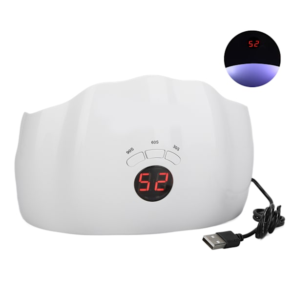Profesjonell 36W Gel Polish Tørker Dual Light Sources UV Neglelampe med 3 Timer Innstilling