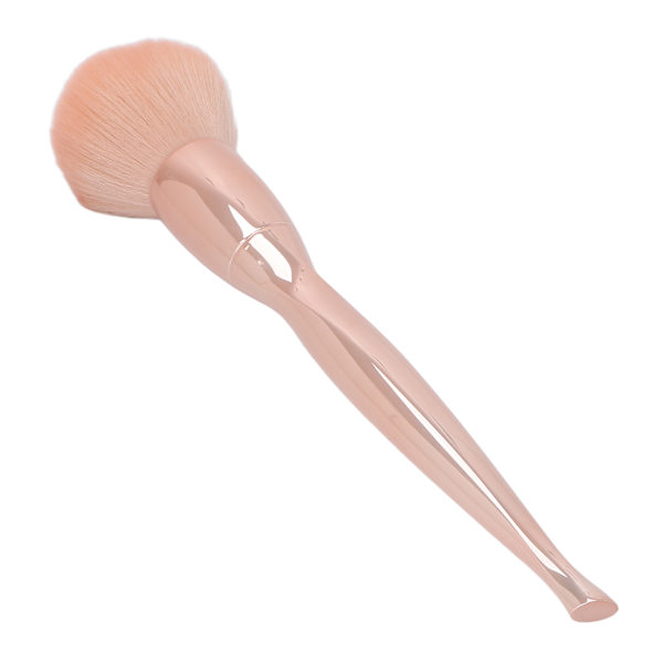 Lös pulverborste Mjuk borste Hår Komfortabelt grepp Makeupborstar Verktygsplätering Hudfärg