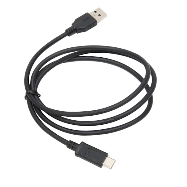 Ladekabel Svart PVC 1 Meter Rask Hastighet TypeC USB3.1 til USB3.0 Laderledning