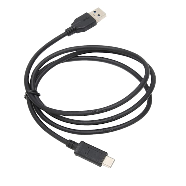 Opladerkabel Sort PVC 1 Meter Hurtig Hastighed TypeC USB3.1 til USB3.0 Opladerledning