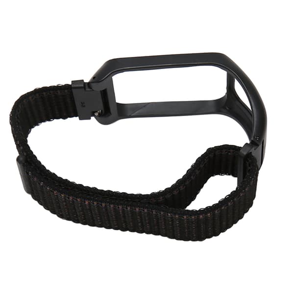 2 i 1 elastisk flettet nylon sportsurrem udskiftning urrem tilbehør til TOMTOM Runner3 mat sort