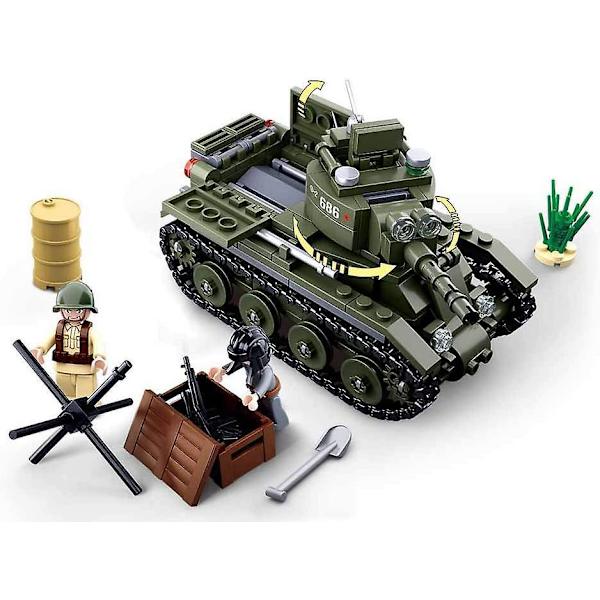 Allied Cavalry Tank Byggesæt med Klodser