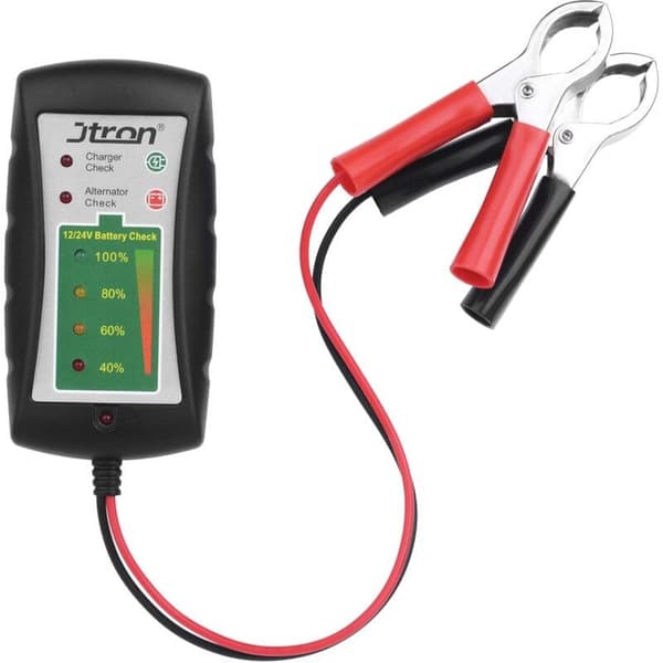 12/24V DC Bilbatteritester med Generator LED til Bil, Motorcykel, Lastbil, Batteri, osv.