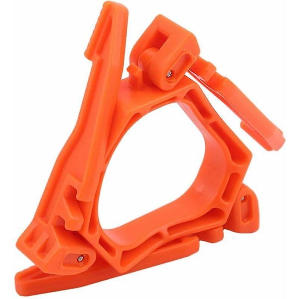 Camping Gassbeholder Holder Flat Tripod Gassbeholder Utendørs Gassbeholder Komfyr Multifunksjonell Gassholder Brakett 215X20.5mm Oransje