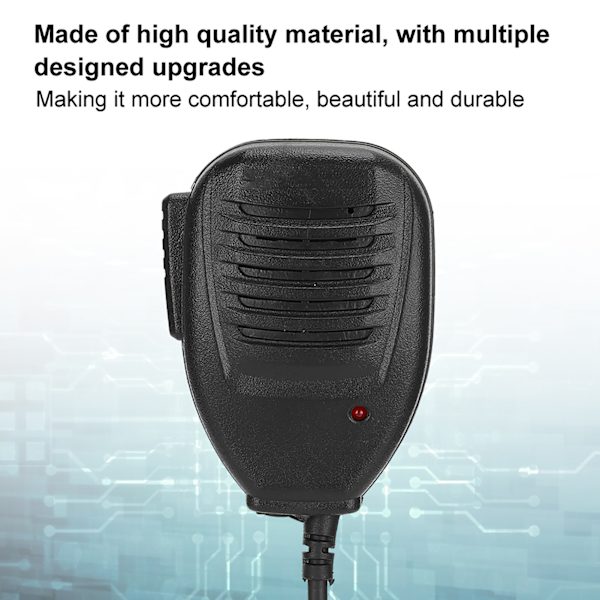 UV-9R Iskunkestävä ABS-muovi vedenpitävä walkie-talkie-käsimikrofoni radiokäsimikrofoni