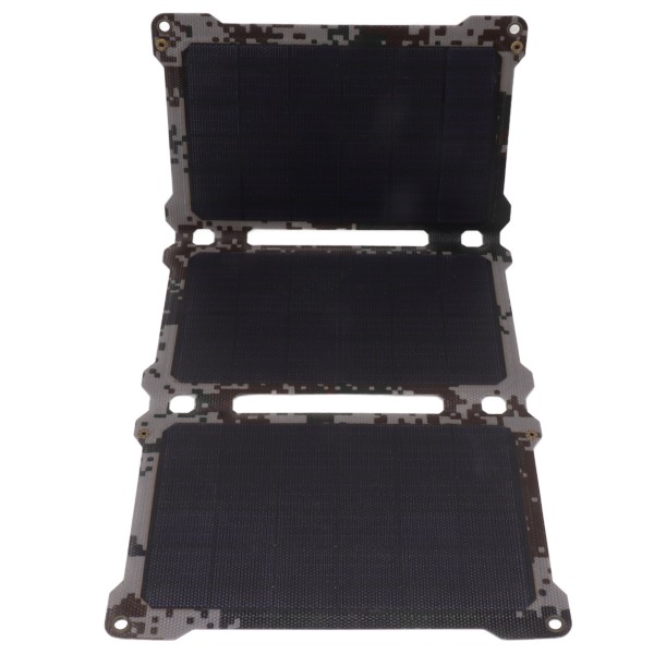 18V 5V 30W Fällbar Solpanel Bärbar Fällbar Monokristallin Solpanel för Utomhusaktiviteter Camping Vandring Bergsklättring Kamouflage