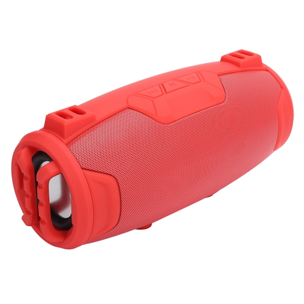 Bluetooth-kaiutin, subwoofer, stereokaiutin, ulkoilmakaiutin, USB, mikrofoni, punainen