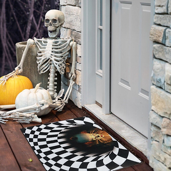 Halloween 3D -klovnimatto 40*60cm - Sisä- ja ulkokäyttöön, liukastumaton