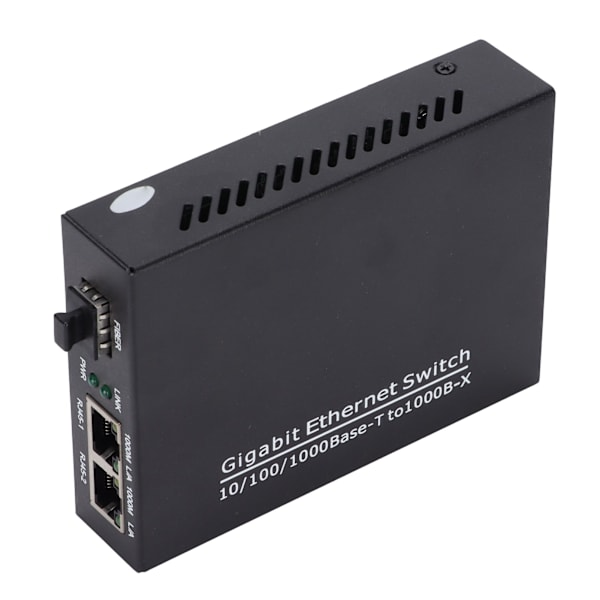 2 porte Gigabit Ethernet-switch TBC‑MC3712E‑SFP Plug Play Stabil Robust Computer Networking Switches 100‑240VEU-stik