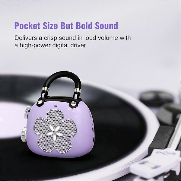 Mini Bluetooth 5.3 Kaiutin Candy 5W Söpö MP3-musiikkisoitin, B